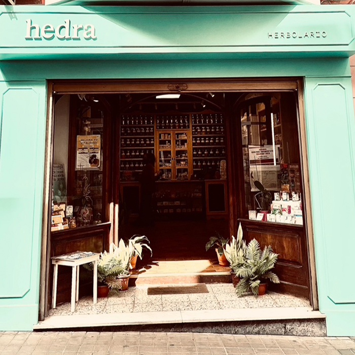 Fotografía del exterior de la tienda de Hedra situada en Teide